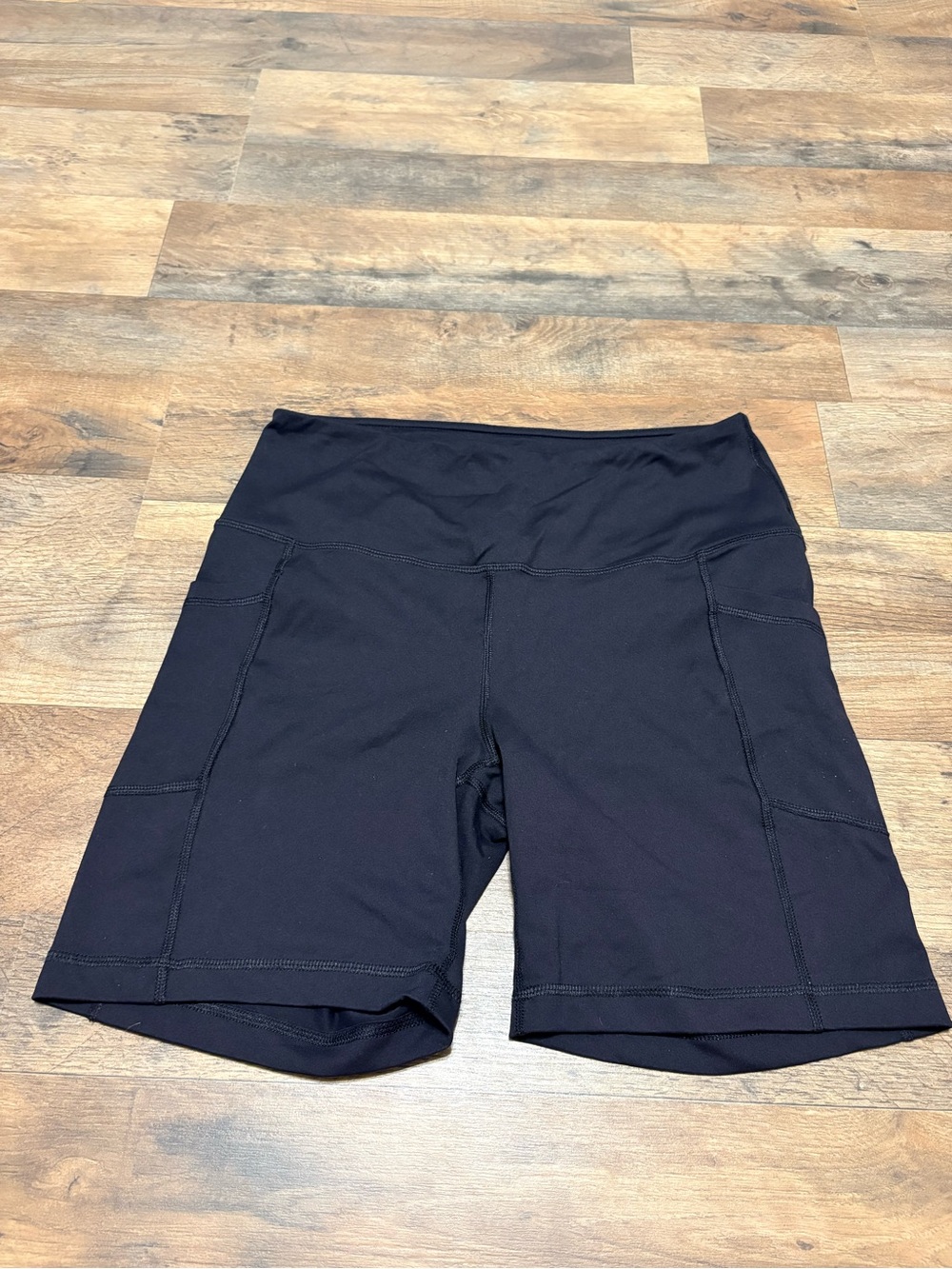 90 Degree by Reflex Black High Waisted Biker Shorts Women’s Activewear